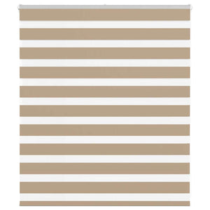 Rullgardin zebra 125x100 cm tyg bredd 120,9 cm polyester