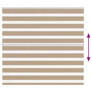 Rullgardin zebra 155x100 cm tyg bredd 150,9 cm polyester