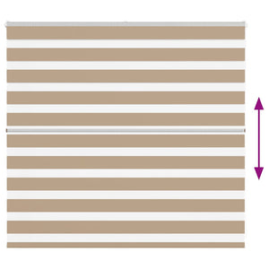 Rullgardin zebra 160x100 cm tyg bredd 155,9 cm polyester