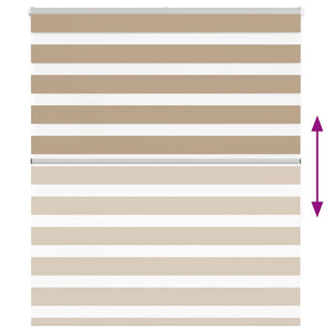 Rullgardin zebra 120x150 cm tyg bredd 115,9 cm polyester