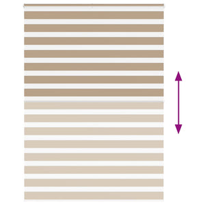 Rullgardin zebra 155x200 cm tyg bredd 150,9 cm polyester