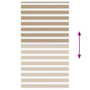 Rullgardin zebra 120x230 cm tyg bredd 115,9 cm polyester