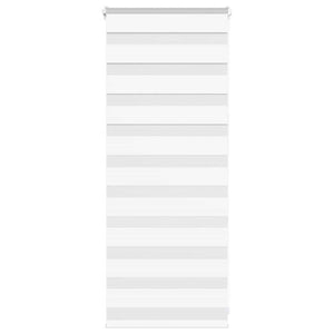 Rullgardin zebra vit 60x100 cm tyg bredd 55,9 cm polyester