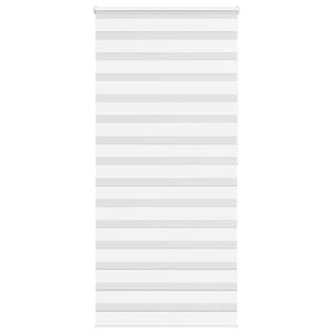 Rullgardin zebra vit 95x200 cm tyg bredd 90,9 cm polyester