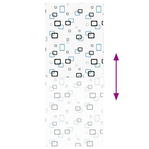 Rullgardin för dusch 100x240 cm tyg bredd 96 cm