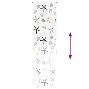 Rullgardin för dusch 80x240 cm tyg bredd 76 cm