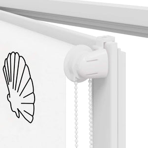 Rullgardin för dusch 80x240 cm tyg bredd 76 cm