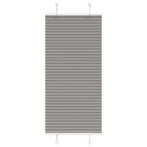 Plisserad persienn antracit 65x150cm tyg bredd 64,4cm polyester