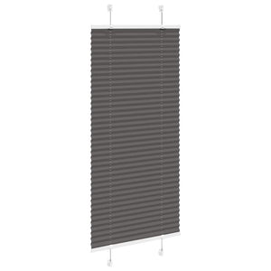 Plisserad persienn svart 60x150cm tyg bredd 59,4cm polyester