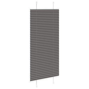 Plisserad persienn svart 60x150cm tyg bredd 59,4cm polyester