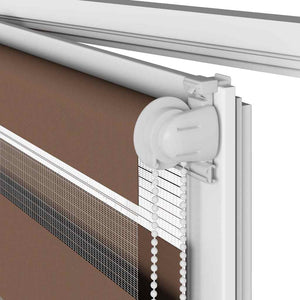 Plisserad persienn bensingrön 50x100cm tyg bredd 49,4cm