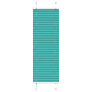 Plisserad persienn bensingrön 50x100cm tyg bredd 49,4cm