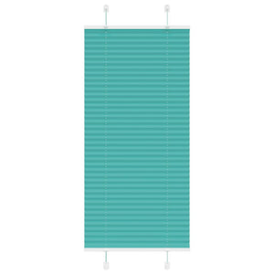 Plisserad persienn bensingrön 60x150cm tyg bredd 59,4cm