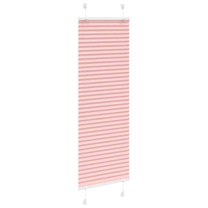 Plisserad persienn rosa 45x150cm tyg bredd 44,4cm polyester