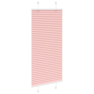 Plisserad persienn rosa 60x150cm tyg bredd 59,4cm polyester