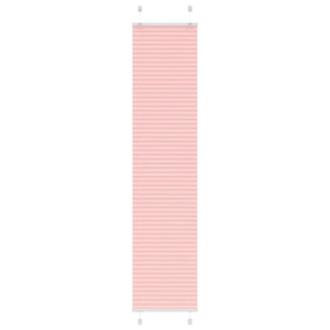 Plisserad persienn rosa 45x200cm tyg bredd 44,4cm polyester