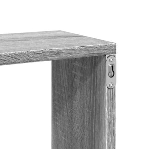 Vägghylla grå sonoma 167,5x18x68 cm konstruerat trä