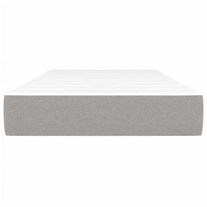 Pocketresårmadrass för barn ljusgrå 80x160 cm tyg