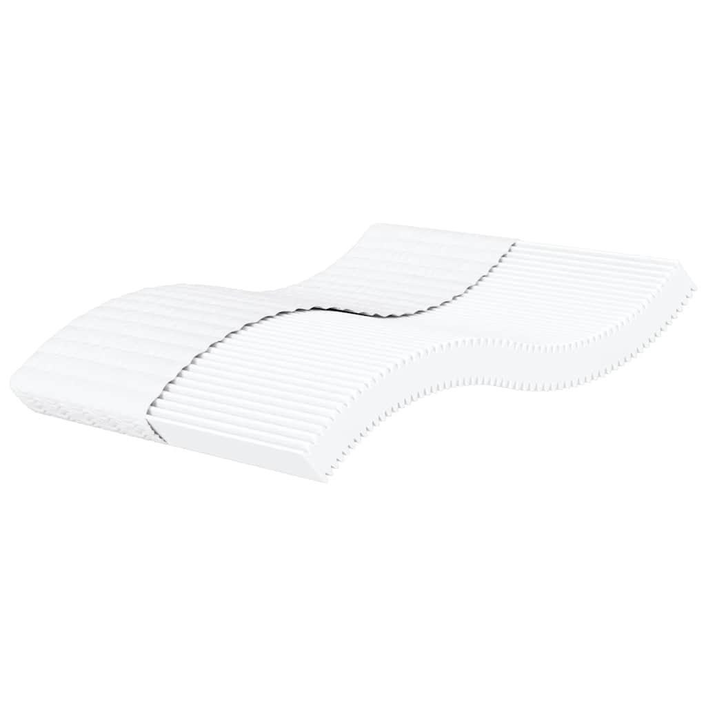 Skummadrass vit 200x220 cm hårdhet H2 H3