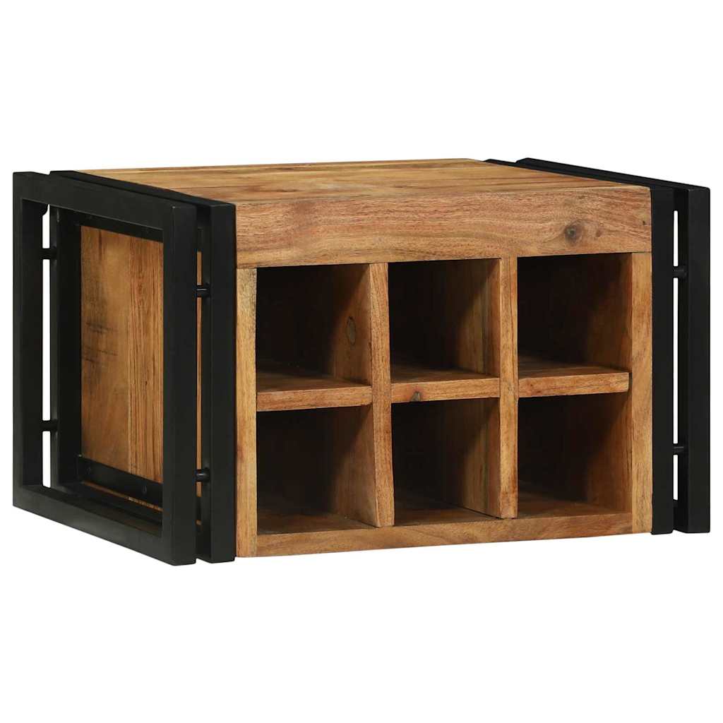Vinställ 2 st 46 x 35 x 27,5 cm Massivt Akaciaträ