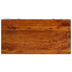 Skrivbord med låda med lagring Brun 100 x 50 x 75 cm