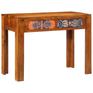 Skrivbord med låda med lagring Brun 100 x 50 x 75 cm