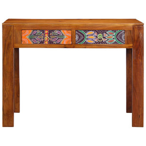 Skrivbord med låda med lagring Brun 100 x 50 x 75 cm