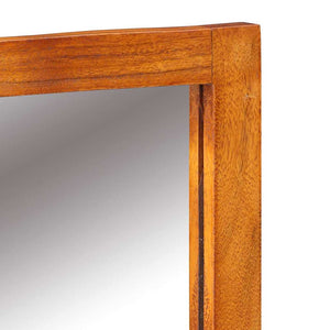 Smyckebord med låda Brun 90 x 45 x 75 cm Massivt Akaciaträ