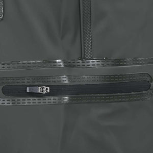 Vadarbyxor med stövlar och bälte mörkgrön strl. 40