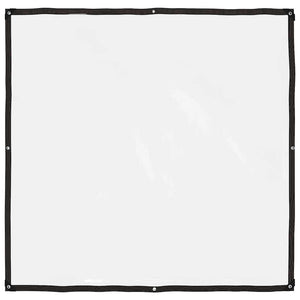 Genomskinlig presenning med öljetter 2x2 m polyeten