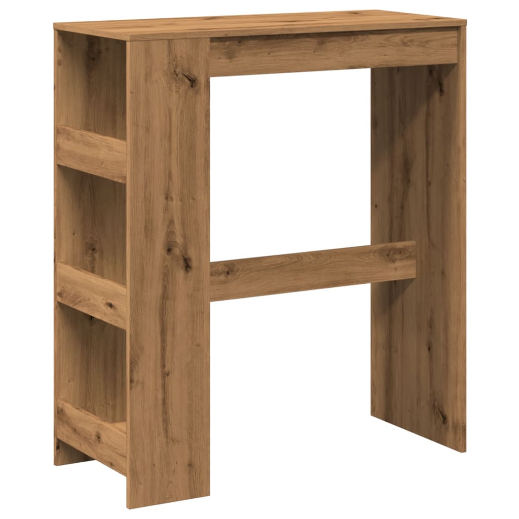 Barbord med ställ artisian-ek 90x40x103,5 cm konstruerat trä