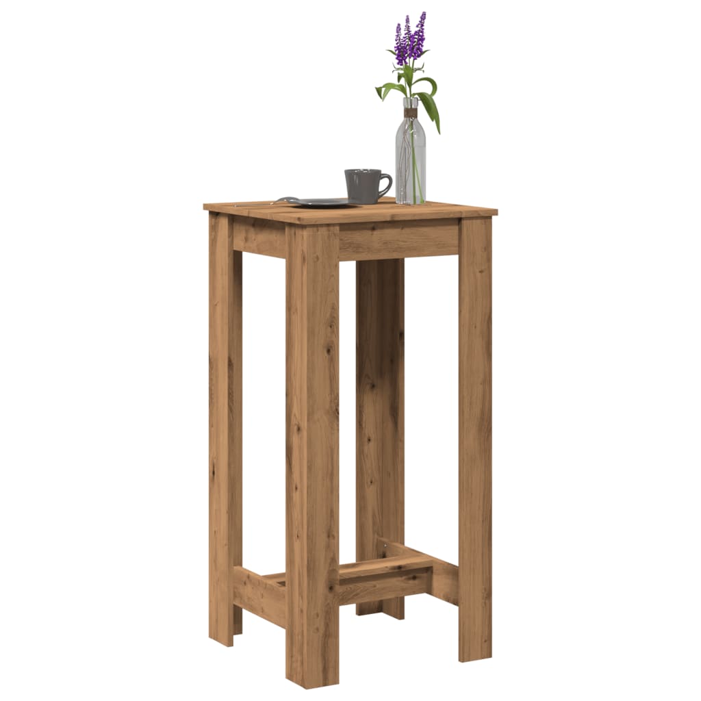 Barbord artisian-ek 51x50x103,5 cm konstruerat trä