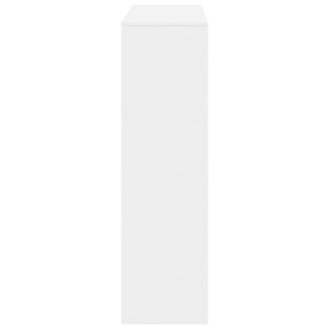 Bokhylla/rumsavdelare vit 100x33x115 cm