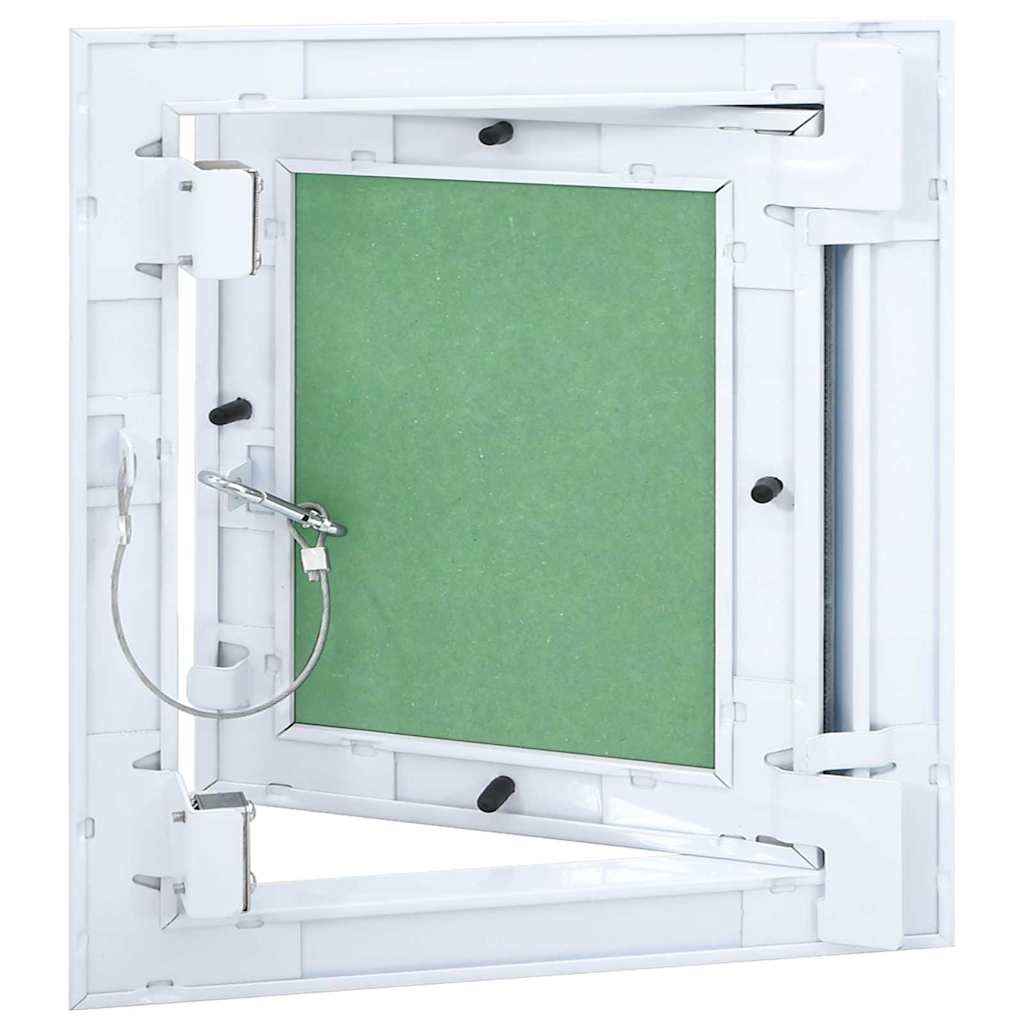 Åtkomstpanel Grön och Silver 30 x 30 cm Aluminium och gips