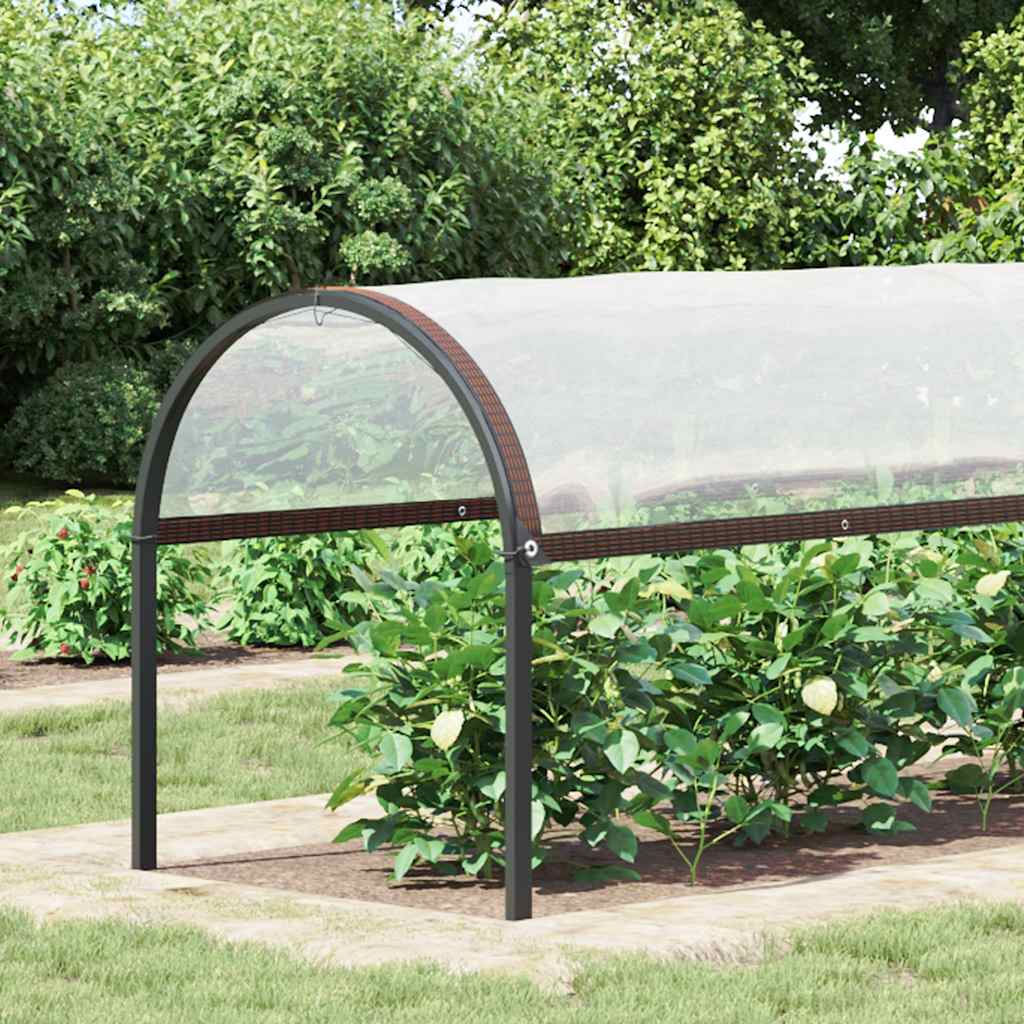Växtskydd med öljetter 2x8 m polyeten