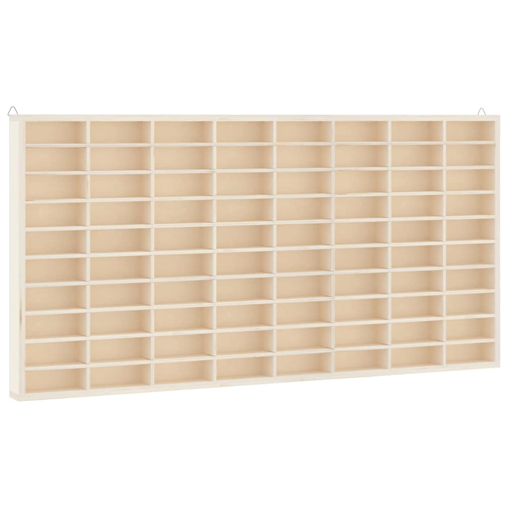 Trämonter för samlarobjekt med 80 fack 80x4,5x40,5cm