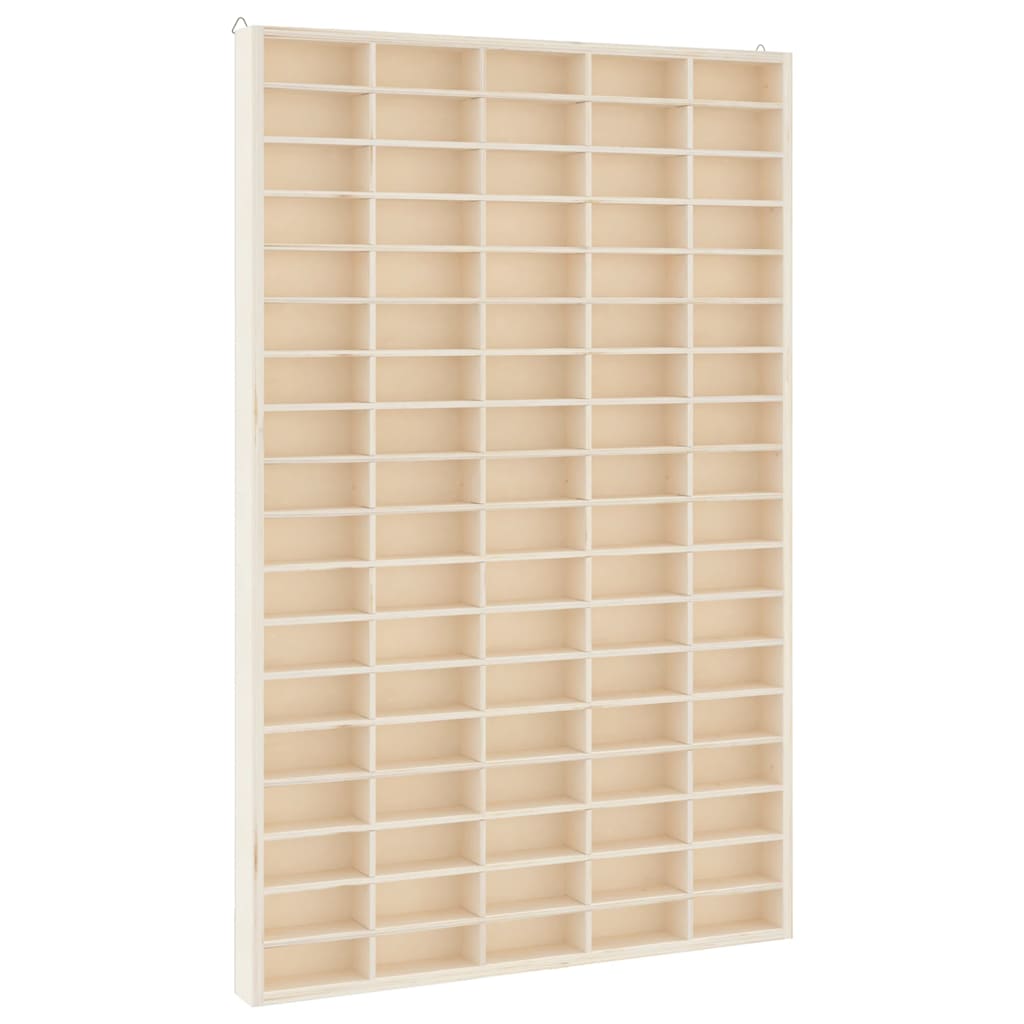 Trämonter för samlarobjekt med 90 fack 50,5x4,5x79cm