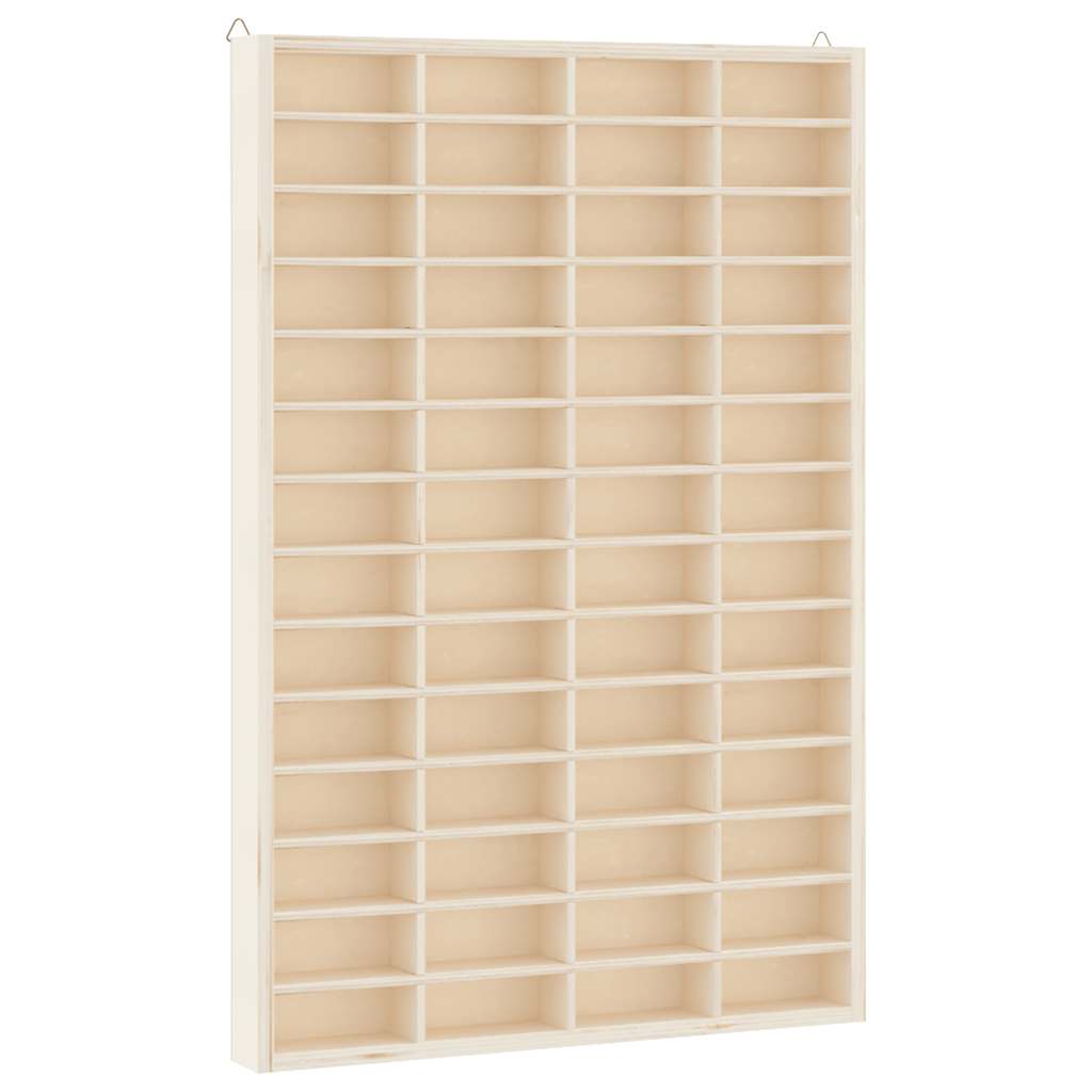 Trämonter för samlarobjekt med 56 fack 40x4,5x60cm