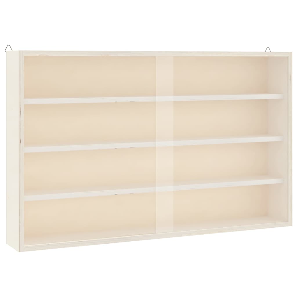 Trämonter för samlarobjekt med dörrar 60x8,5x37cm