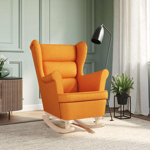 Gungstol mörkgul 74x90x102 cm tyg