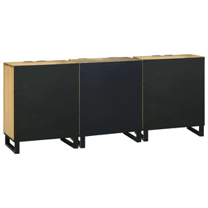 Badrumsmöbelset med låda med hylla 3 pcs Brun Konstruerat trä