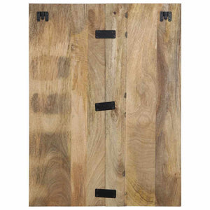 Sängbord 60x32x80 cm massivt grovt mangoträ