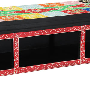 TV-skåp Flerfärgsdesign 100 x 30 x 22 cm Konstruerat trä