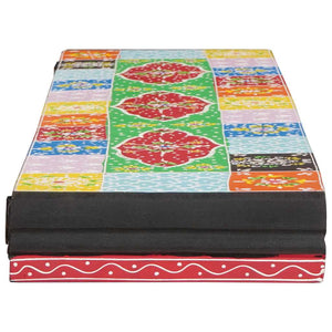 Vägg hyllor Flerfärgsdesign 100 x 20 x 6 cm Massivt mangoträ