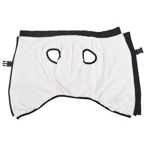 Hundtäcke med sele vattentät reflex svart L68