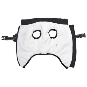 Hundtäcke med sele vattentät reflex svart L36