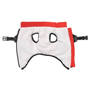 Hundtäcke med sele vattentät reflex röd L24