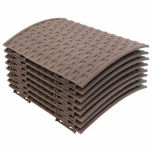 Julgranskrage brun Ø65x23 cm plast