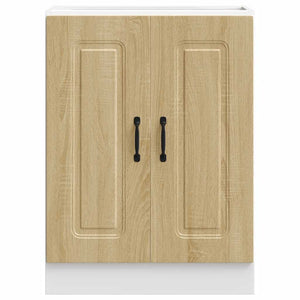 Diskbänk underskåp sonoma-ek 60x46x81,5 cm konstruerat trä