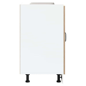 Diskbänk underskåp sonoma-ek 60x46x81,5 cm konstruerat trä